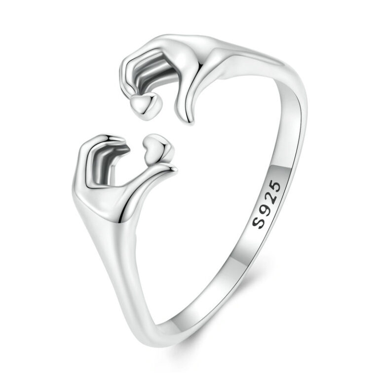 Bague de mariage en acier inoxydable personnalisée en forme de cœur pour couple - Chine Bague et bague de mariage prix